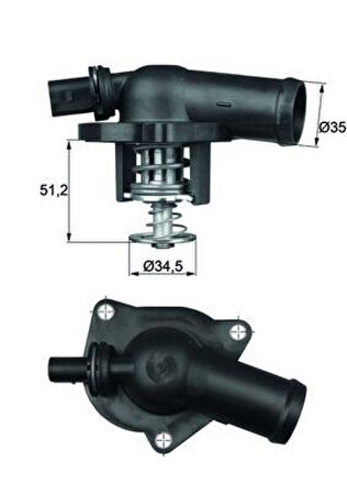 Vw Termostat - Bh 1.786.05.500 - Bh Ti17109