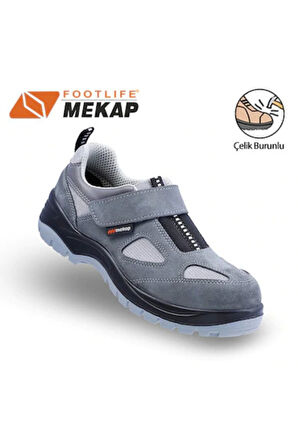 Jupiter 157-01 Yazlık Süet Çelik Burunlu Iş Ayakkabısı (45 Numara)
