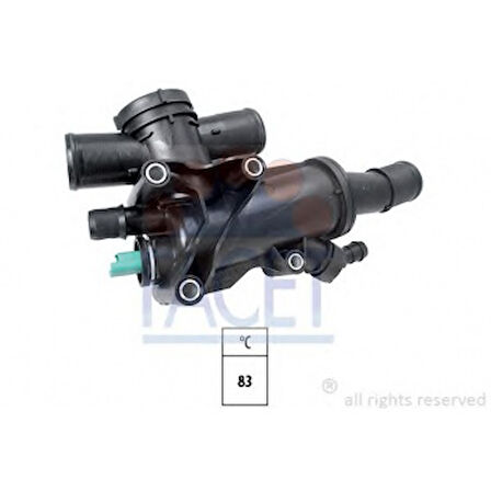 Ford Termostat Govdesi Komple P307 P407 P508 P308 P607 C4 C5 II Jumpy III Expert III C5 III Dw10bted4 () - Facet 7.8748