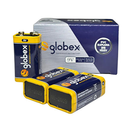 Globex GX-0109 9V Pil 10'lu Paket 
