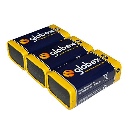 Globex GX-0109 9V Pil 10'lu Paket 
