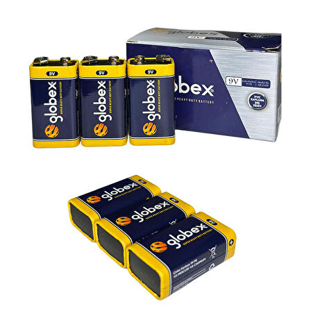 Globex GX-0109 9V Pil 10'lu Paket 