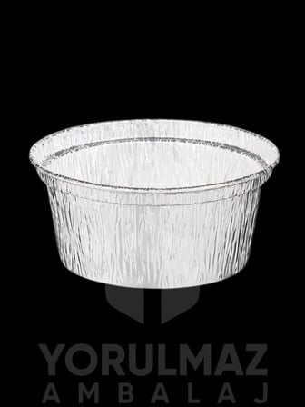 Alüminyum Krem Karamel Kasesi 50 Adet – Yuvarlak Kullan At Tatlı Kabı