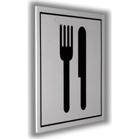 İzmir Fırça " Restoran " Luna Pvc Sembol  10X10Cm 552135