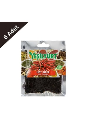 Yeşilyurt Isot Biber 40 g x 6 Adet