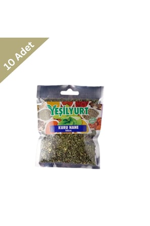 Yeşilyurt Kuru Nane 25 g x 10 Adet