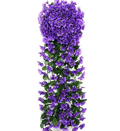 Yapay Çiçek Sarkan Begonvil Çiçeği  JUMBO MOR 