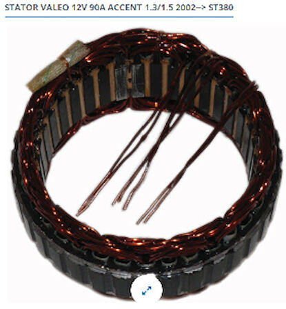 Unıversal Statör Valeo 12v 90a Accent 1.3/1.5 2002--> - Remark-St380