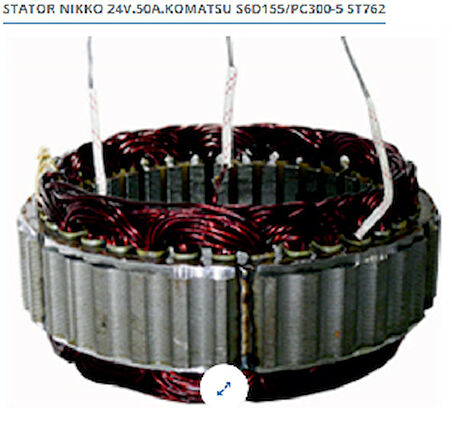 Unıversal Statör-Nik 24v 50a Komatsu S6d155-Pc300-5 - Remark-St762