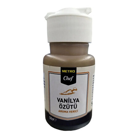 Metro Chef Vanilya Özütü Katkısız 50g