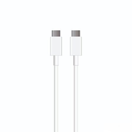 Global SX262M 3A 45W Type-C to Type-C 2Metre Data ve Hızlı Şarj Kablosu Beyaz