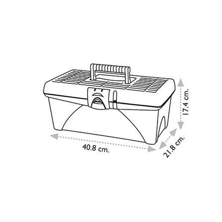 Super Bag ASR-2047 16&amp;quot;&amp;quot; Takım Çantası - Plastik Kilitli