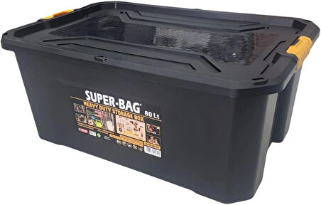 Süper Bag Büyük Saklama Ve Düzenleme Kutusu 80 Lt Asr-4039