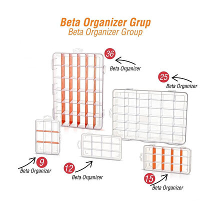 Süper Bag Beta Organizer 36" Balıkçı Malzeme Kutusu