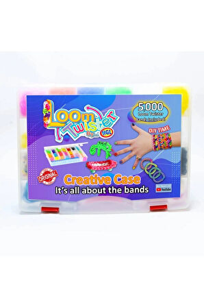 Rainbow Loom Twister Bileklik Yapma Seti 5.000 Parça Eğitici Oyuncak