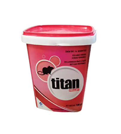 Titan Pellet Fare Zehri 100gr - Pellet Formunda