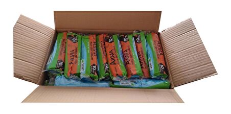 Arma Standart Büyük Boy 50 Litre Çöp Torbası Poşeti / 65 x 80 Cm - Mavi - 10 Adetlik 50 Rulo / Koli