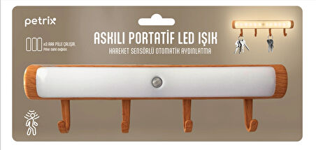 Petrix 34620 Hareket Algılayan COB LED Aydınlatmalı Anahtarlık - Askı