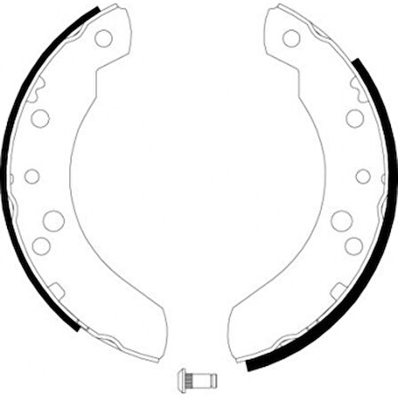 Ford Arka Fren Pabuclu Balata Transıt 85>91 - Braxıs Ac0018