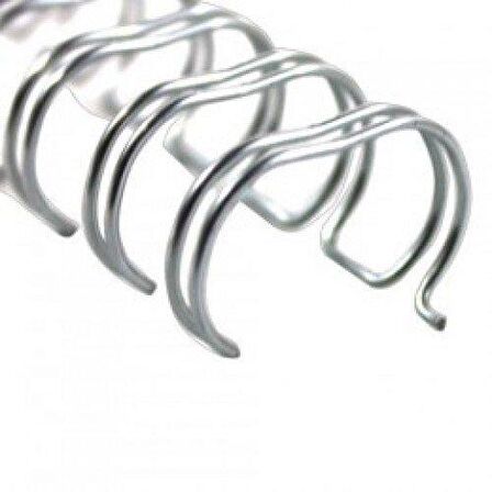 Office Force 5/8'' Gümüş 2:1'' (inç) A4 23 Loop Kutu Tel Spiral 50'li