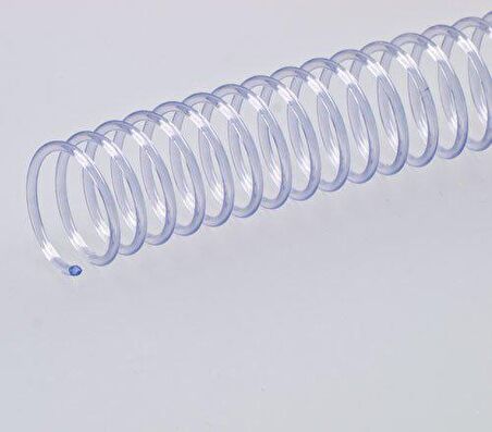 Office Force 22 mm 48 Loop 4:1 Plastik Helezon Spiral Şeffaf 100'lü