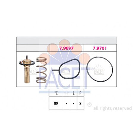 Ford Termostat Focus-Fiesta-Ecosport-Mondeo 1.0l Ecoboost - Facet 7.8826