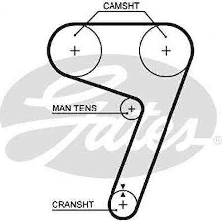 Alfa Romeo Eksantrık Kayısı (173x180) Tipo 2,0 16v (91 95) Alfa Omeo 155 2,0t 16v 94 96 Lancıa 2,0 1,6 Ct931 - Gates 5279xs