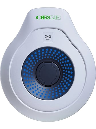 Orge Round Base 22kW Elektrikli Araç Şarj Cihazı | Duvar Tipi Hızlı Şarj İstasyonu | Base Model