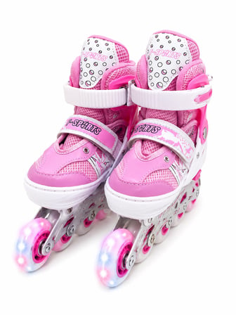 Arlina Home Kids Paten Pembe 30-33 Ayarlanabilir Işıklı