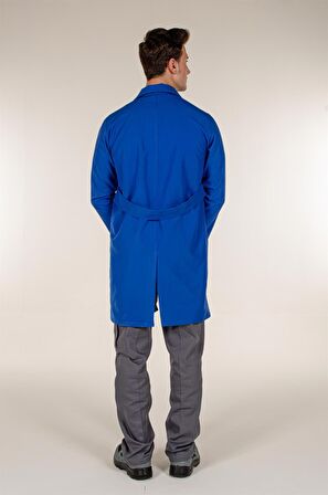 Saks Mavi Erkek İş Önlük