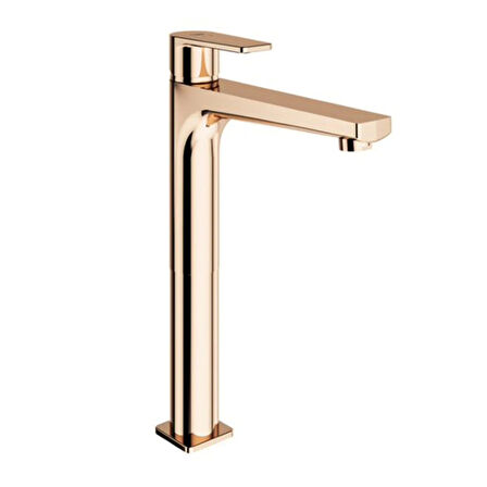 KALE BANYO Sempre Yüksek Lavabo Bataryası Rose Gold
