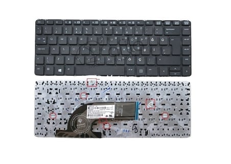 Hp ProBook 440 G1, 445 G1, 445 G2 Notebook Klavyesi, Laptop Tuş Takımı (Siyah TR) / KL0898