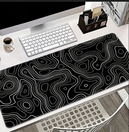 90X40 CM SOYUT TASARIM TEMALI KAYDIRMAZ TABAN SPEED YÜZEY OYUNCU MOUSE PAD GAMİNG