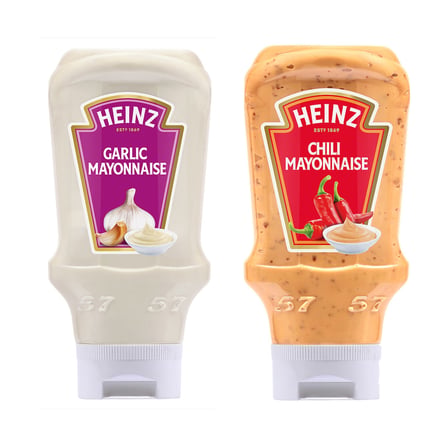 Heinz Mayonez Sarımsaklı 400 gr ve Chili Acılı 405 gr 2 li