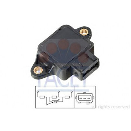 Renault Gaz Kelebek Sensoru Alfa-Albea-Punto-Hyundaı-Pejo-Opel - Facet 10.5002