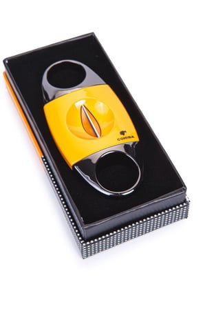 Cohiba Sarı-Gunmetal V Puro Makası Kesici - TR6829