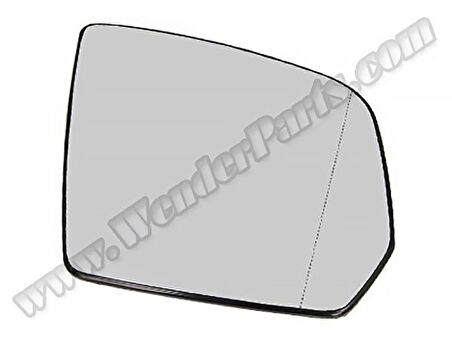 Mercedes Dis Dikiz Ayna Camı Sag (isitmalı, Asferik) ML-Class W164 09>11 - Wenderparts Ma1648105019