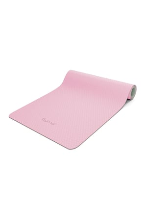 Gymo Pro Series 6Mm Tpe Yoga Matı Pilates Minderi 183X66Mm Pembe