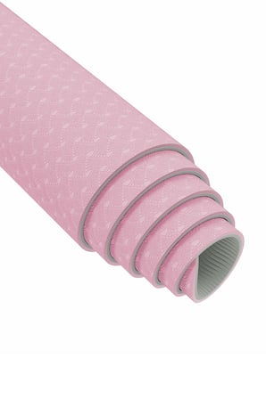 Gymo Pro Series 6Mm Tpe Yoga Matı Pilates Minderi 183X66Mm Pembe