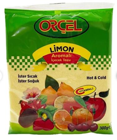 Orçel Limon Aromalı İçecek Tozu Oralet Çay 300gr.