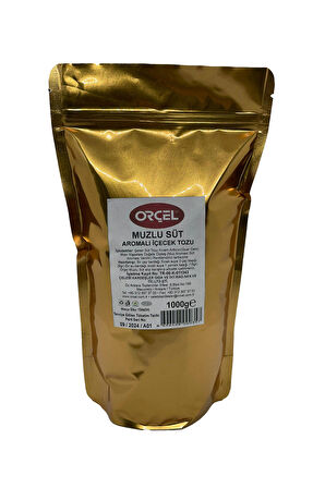 Orçel Muzlu Süt Aromalı İçecek Tozu Oralet Çay 1 Kg.