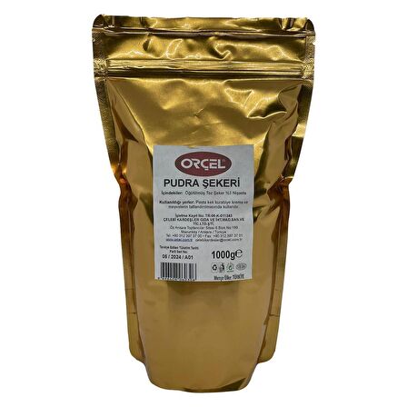 Orçel Pudra Şekeri 1000gr.