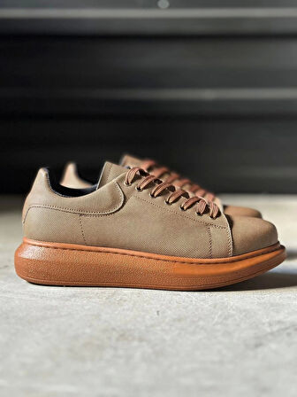 Knack Yüksek Taban Günlük Ayakkabı Tırtıklı 041 Taba