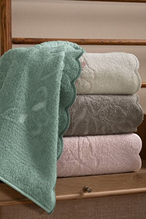 Altınbaşak Nakışlı 4´lü 50x90 El Havlusu Nabi V2