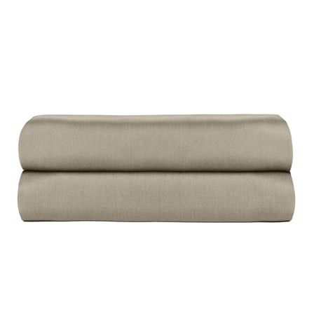 Linestyle Çift Kişilik %100 Pamuk Saten Lastikli Çarşaf 160x200+35 cm Bej