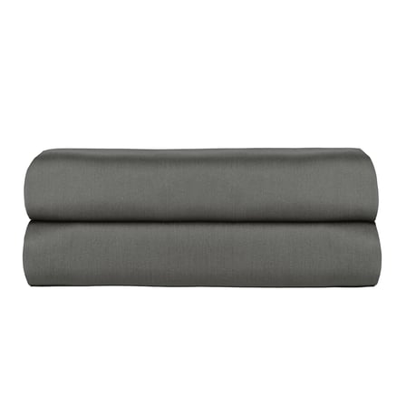 Linestyle King Size %100 Pamuk Saten Lastikli Çarşaf 200x200+35 cm Antrasit