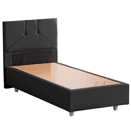 Setay Wick Tek Kişilik Antrasit Baza + Başlık 100 x 200 cm