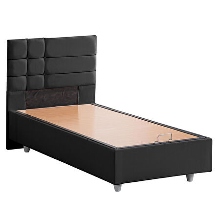 Setay Almada Tek Kişilik Antrasit Baza + Başlık 100 x 200 cm