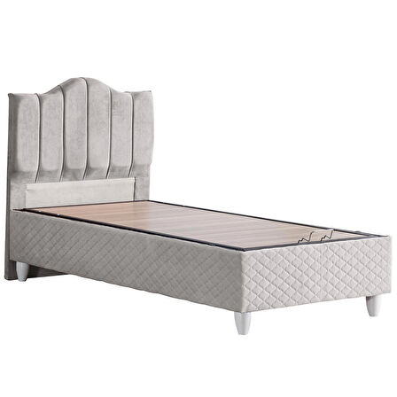 Setay Trend Tek Kişilik Gri Baza + Başlık 100 x 200 cm