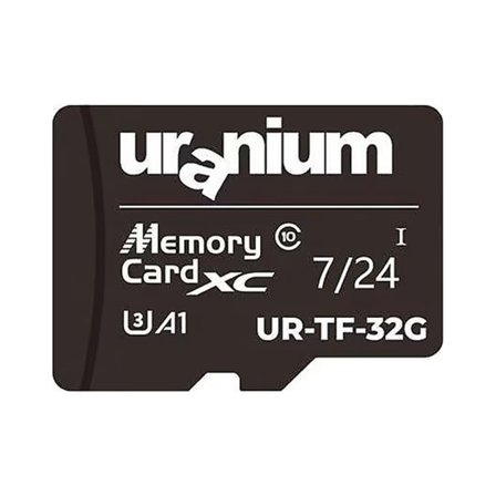 Uranium 32GB Micro SD Kart U3 7/24 Güvenlik Kamerası 100/40Mbps - Uranium 32GB Micro SD Kart U3 7/24 Güvenlik Kamerası 100/40Mbps